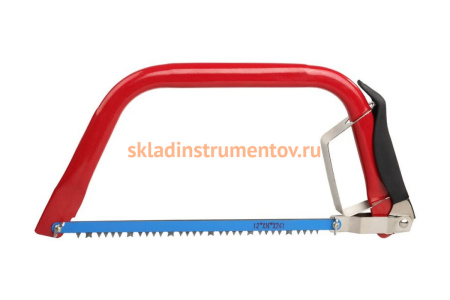 Лучковая пила с 2 полотнами по дереву и по металлу GRINDA 1551-30_z01