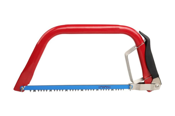 Лучковая пила с 2 полотнами по дереву и по металлу GRINDA 1551-30_z01