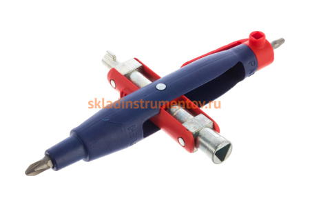 Ключ для электрошкафов с битой и переходником KNIPEX KN-001107