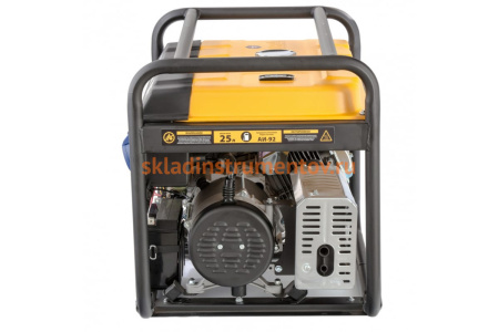 Бензиновый генератор DENZEL PS 55 EA, 5,5 кВт, 230В, 25л 946874