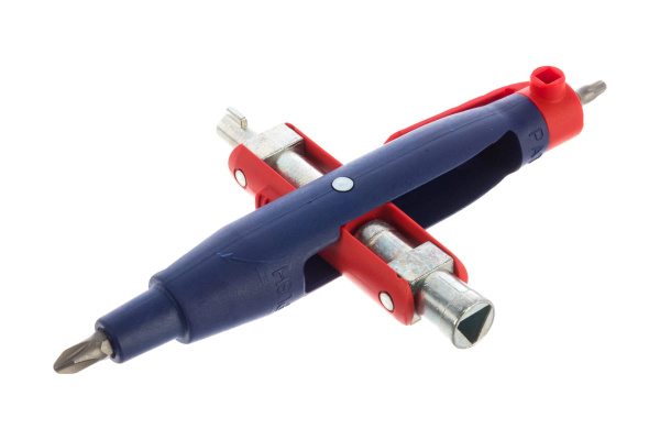Ключ для электрошкафов с битой и переходником KNIPEX KN-001107