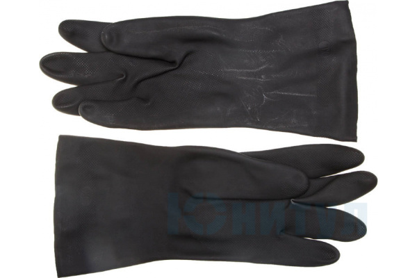 Латексные двухслойные сантехнические перчатки Зубр, КЩС, размер XL 11269-XL_z01