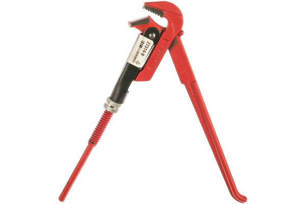 Трубный рычажный ключ с прямыми губками №0, 3/4" Зубр МАСТЕР 27314-0