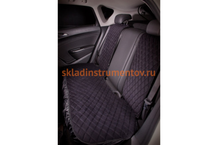 Накидка Airline Алькантара, задняя 3 предмета, черная ASC-B-01