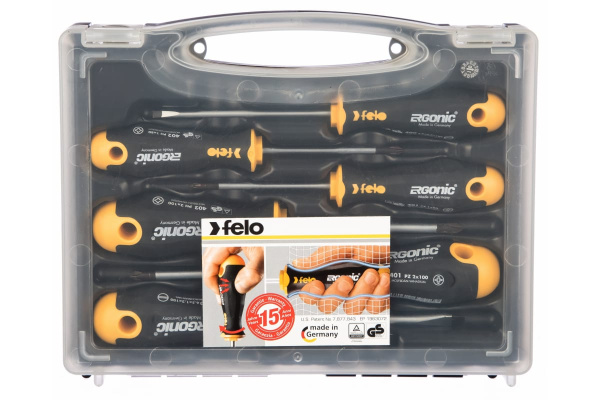Набор отверток 6 шт. в кейсе Felo Ergonic 40010636