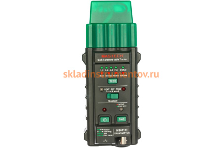 Цифровой тестер сетевых кабелей Mastech MS6813 61911