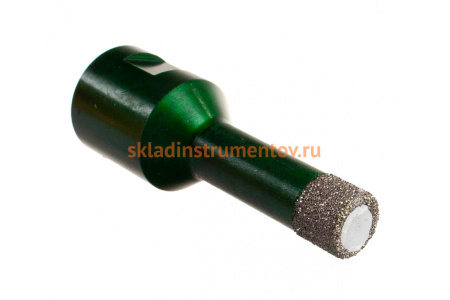Коронка алмазная KERAMOGRANIT-DRY (12x62 мм; М14) D.BOR D-KG-D-012-014