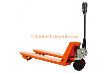 Гидравлическая тележка TOR г/п 2500 кг BFT 550x1150, 4 направления полиуретан. колеса 1008915