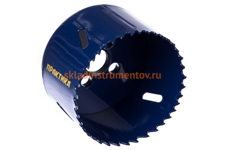 Коронка биметаллическая (68 мм) ПРАКТИКА 036-025