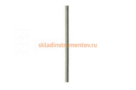 Резьбовая шпилька Зубр DIN 975, класс прочности 4.8, оцинкованная, М24x1000, ТФ0 4-303350-24-1000