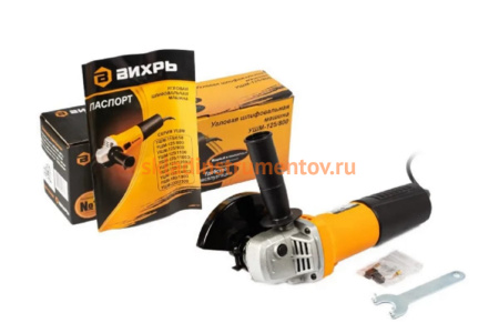 Углошлифовальная машина Вихрь УШМ-125/800 72/12/9