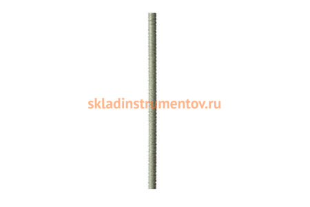 Резьбовая шпилька Зубр DIN 975, класс прочности 4.8, оцинкованная, М24x1000, ТФ0 4-303350-24-1000