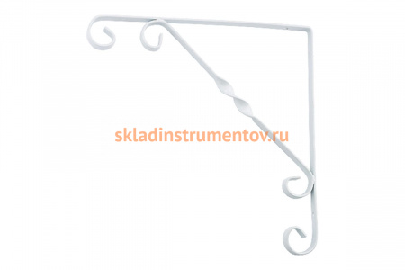 Декоративный кронштейн СИБРТЕХ 150х150 мм белый 94050