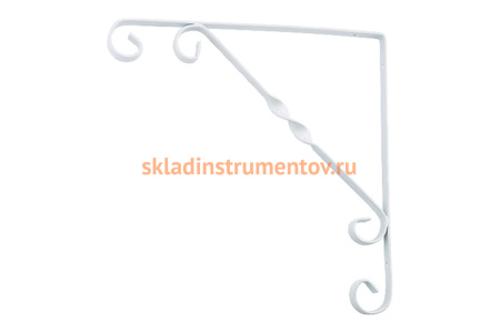 Декоративный кронштейн СИБРТЕХ 250х250 мм белый 94052