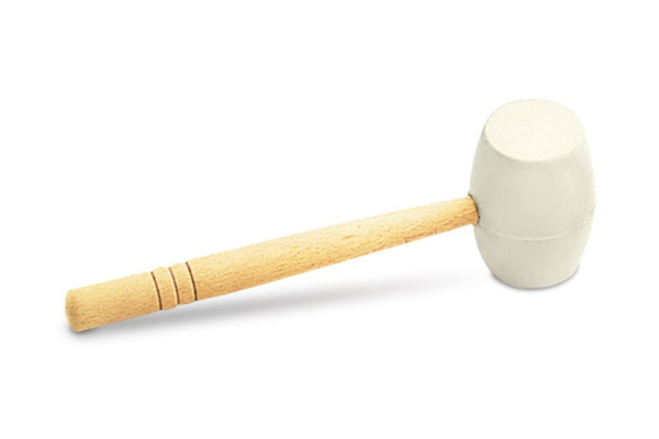 Резиновый молоток RUBI 250 г, белый 65912