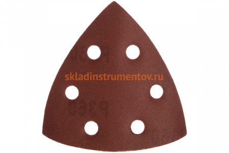 Набор шлифовальных листов дельтавидных (93 мм; Р360) 10 шт. ПРАКТИКА 240-478