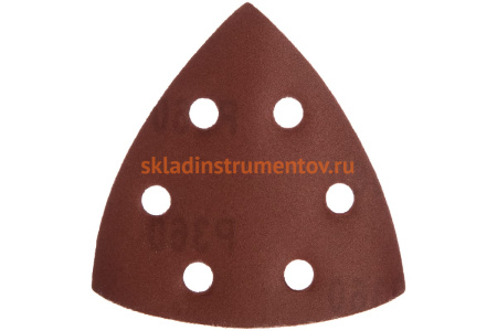 Набор шлифовальных листов дельтавидных (93 мм; Р360) 10 шт. ПРАКТИКА 240-478