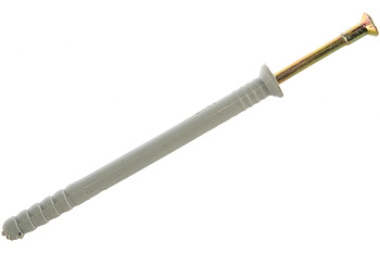 Дюбель-гвоздь полипропиленовый с потайным бортиком 1200 шт. (6х80 мм; ТФ0) Зубр 4-301340-06-080