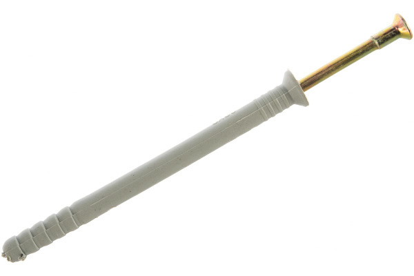 Дюбель-гвоздь полипропиленовый с потайным бортиком 1200 шт. (6х80 мм; ТФ0) Зубр 4-301340-06-080