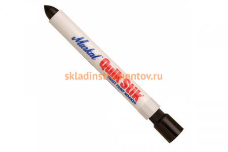 Твёрдый промышленный маркер Markal Quik Stik, чёрный 61050