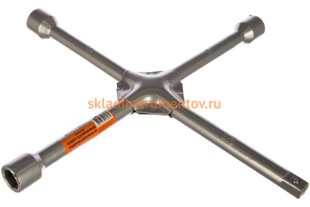 Ключ-крест баллонный 17x19x21x1/2" оцинкованный SANTOOL 031750-003