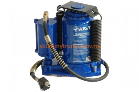 Пневмогидравлический бутылочный домкрат AE&T Т21030