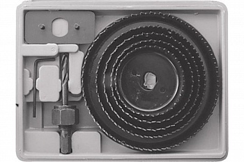 Пила круговая (5 шт; 64-127 мм) для дрели КУРС 36738