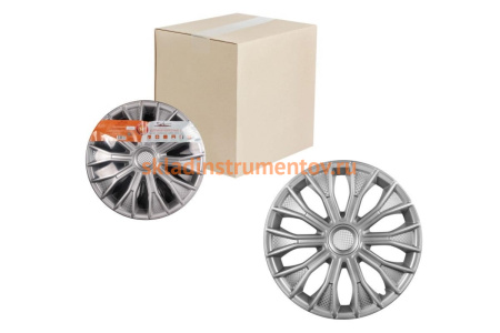 Колесные колпаки Airline 16 Волтек, серебристые, 2 шт. AWCC-16-14