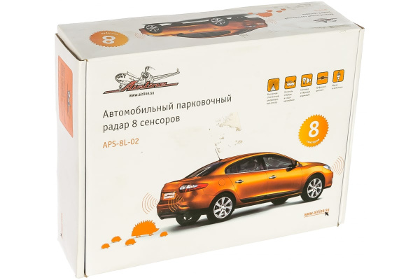 Парковочный радар (8 датчиков, светодиодный экран) Airline APS-8L-02