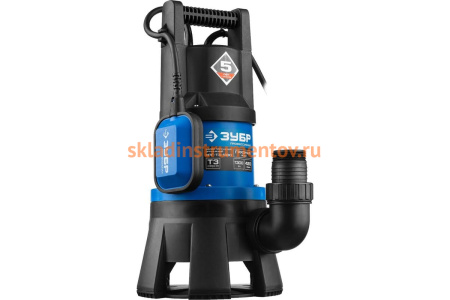 Дренажный насос ЗУБР Профессионал 1300 Вт для грязной воды НПГ-Т3-1300