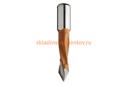 Сверло HW (8x40x70 мм; Z 2; S 10x20 мм; LH) для присадочного станка CMT 375.080.12