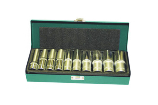 Комплект глубоких торцевых головок 1/2"DR 10-24 мм Jonnesway S04HD411S