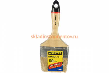 Плоская кисть STAYER UNIVERSAL-EURO 0102-100
