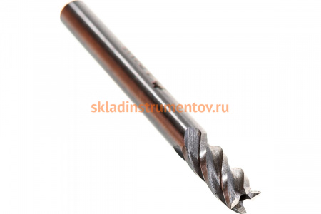Фреза концевая (6х13х57 мм; Z4; ц/х; Р6М5 M2) WOLFSTAR mс00604