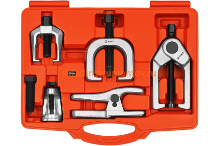 Набор съемников для шаровых шарниров и сошки рулевого управления 5шт в кейсе AIST 67223405 00-00007578