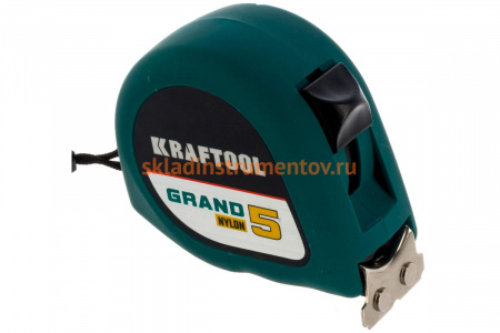 Рулетка KRAFTOOL GRAND 5м/25мм 34022-05-25