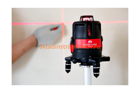 Лазерный уровень ADA ULTRALINER 360 2V с калибровкой А00467К