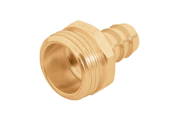 Латунный коннектор Truper для шланга 1/2" папа CM-1/2B 12702