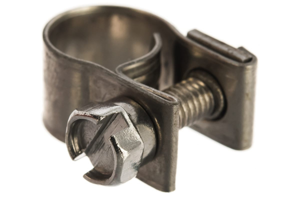 Металлические хомуты СИБРТЕХ, MINI 8-10мм, ширина 9мм,  винтовой, W4, 2шт 475013