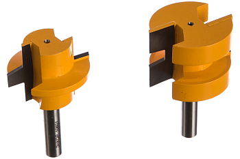 Набор фрез по дереву (2 шт; 38.1х28.6 мм; хвостовик 8 мм) для пазо-шипового соединения Энкор 10600