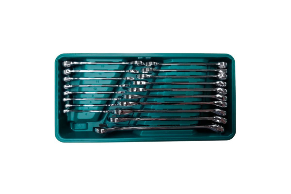 Набор комбинированных ключей ROSSVIK ложемент, 18 предметов LST018