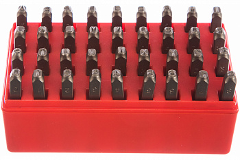 Набор клейм Hans букв и цифр 36 предметов, 6 мм 561501-364