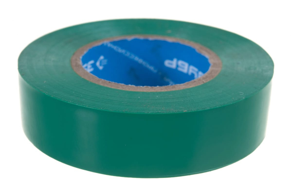 Изолента Зубр ЭЛЕК-20 ПВХ не поддерживает горение 20м /0 16x19мм/ зеленая 1234-4_z02