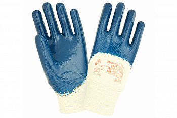 Перчатки 2Hands джерси/покрытие нитрилом 3/4, манжет резинка 9901-10 L