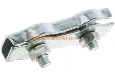 Зажим троса двойной, оцинкованный (15 шт; 8 мм; ТФ5) Зубр 4-304445-08 Зажим троса двойной, оцинкованный (15 шт; 8 мм; ТФ5) Зубр 4-304445-08