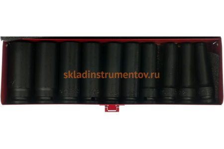 Набор длинных ударных головок 1/2", 10 шт. FORCE 4107