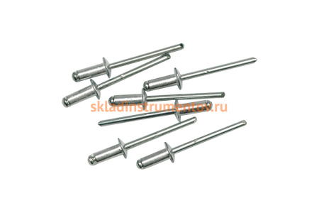 Заклёпки алюминиевые (50 шт; 9.6x3.2 мм) VOREL 70330