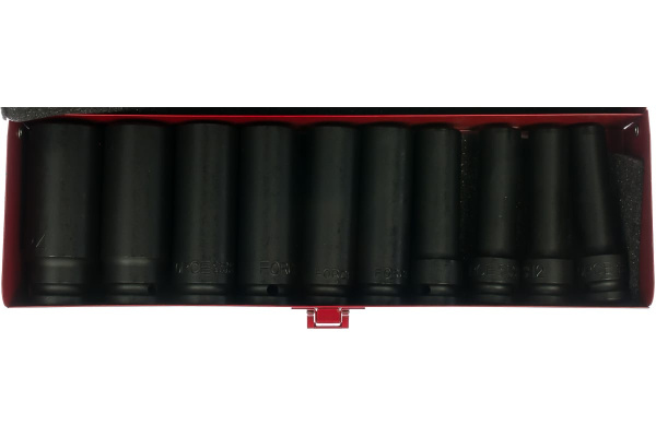 Набор длинных ударных головок 1/2", 10 шт. FORCE 4107