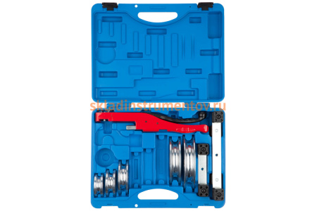 Рычажный трубогиб Зубр ЭКСПЕРТ в боксе 3/8", 1/2", 5/8", 3/4", 7/8" 23521-H6