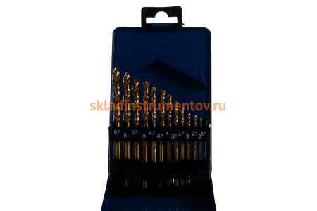 Набор сверл (13 шт; 1.5-6.5 мм; HSS) по металлу для электродрелей Зубр 29615-H13